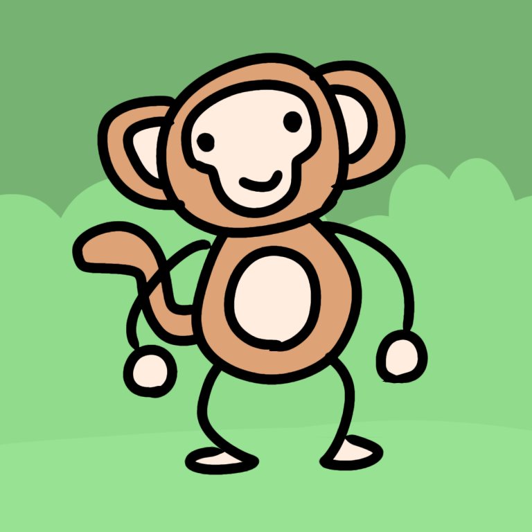 COMO DESENHAR MACACO KAWAII FÁCIL