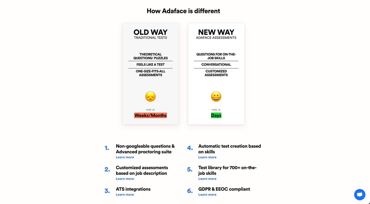 Actionable advice: Show how you're challenging the status-quoWhy: People want the 10x better, faster way, but may be reluctant to try something now. However, trying something new is do-able if they KNOW it's 10x Who:  @AdafaceAIFounder:  @deeptivchopraExample: