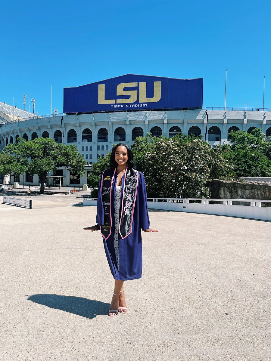 Degreed! 🎓

#LSU21 #LSUGrad