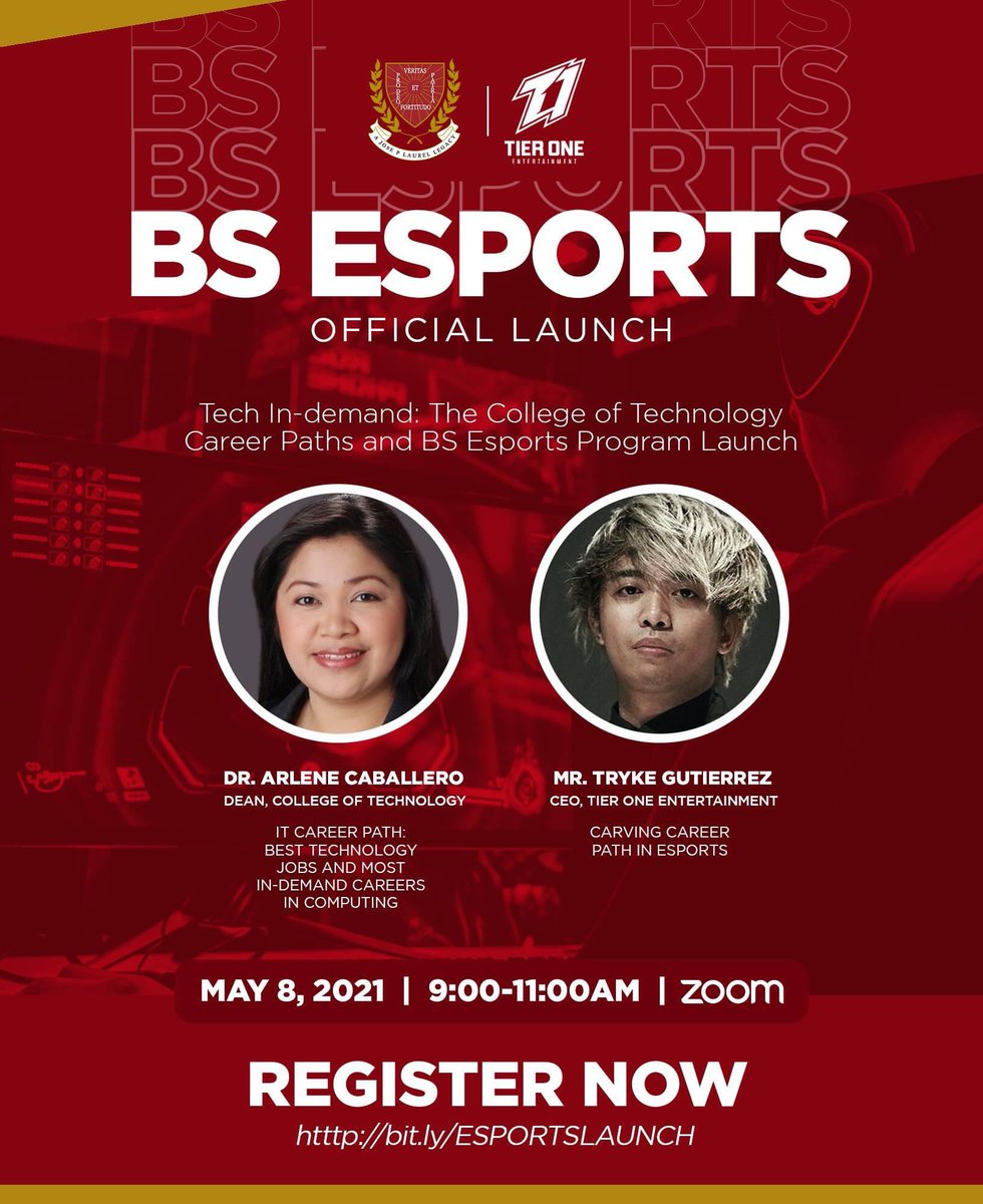 trykegutierrez's tweet photo. Lyceum of the Philippines in partnership with Tier One is launching the first 4 year course for esports in the Philippines and I believe in South East Asia! This was a plan that materialized years ago and I can't believe that it's finally going to happen tomorrow! #Esportscourse https://t.co/vveThdSeZp