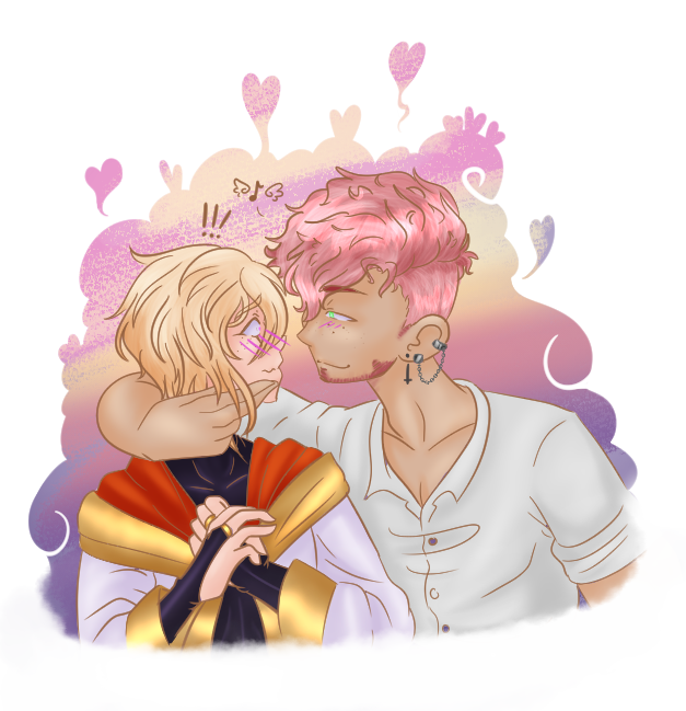 caffeinatedcali's tweet photo. sam teasing an extra-terra visitor, you know... like a good waiter would

#oc #originalcharacter #digitalart https://t.co/Gwbf0E9toK