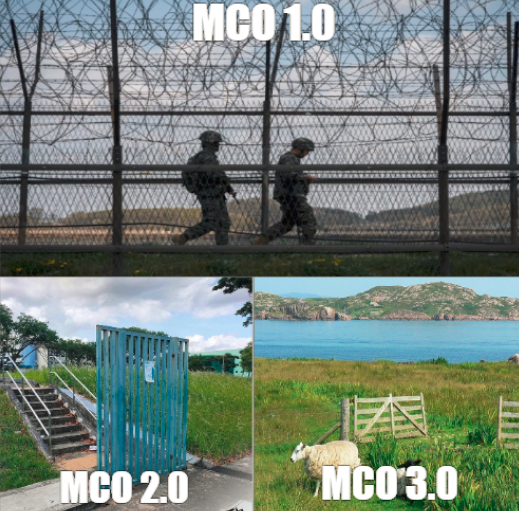 NajibRazak's tweet photo. Road to MCO 4.0, 5.0, 6.0, 7.0 and so on... https://t.co/ym3EWgDNNh