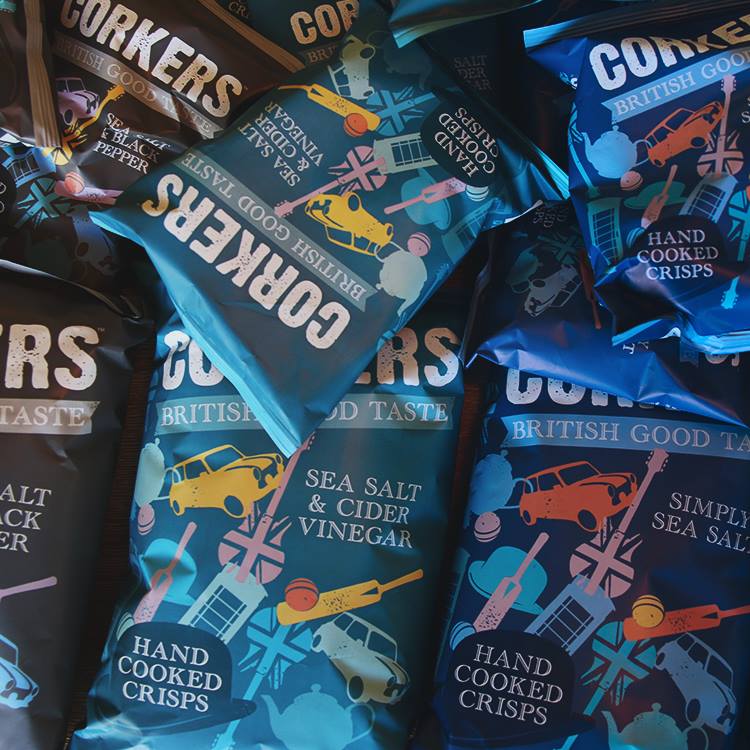 CORKERS 💙 CORKERS 💚 CORKERS 
Shop at corkerscrisps.co.uk