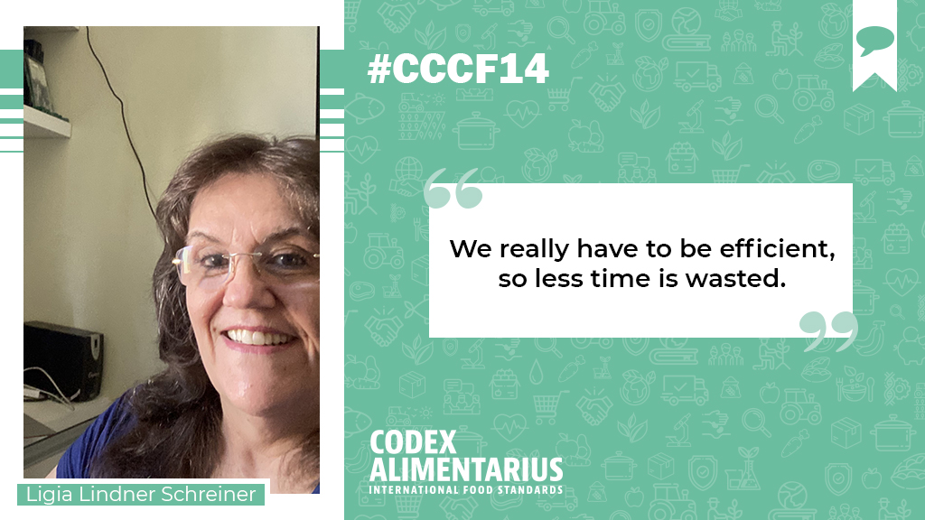 FAOWHOCodex's tweet photo. 🎙️ | "We really have to be efficient, so less time is wasted"

- Ligia Lindner Schreiner #CCCF14 https://t.co/HBOZ4ZrVGr