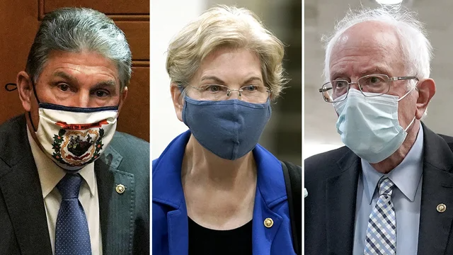 thehill's tweet photo. Manchin on collision course with Warren, Sanders https://t.co/dk5X6xxsvb https://t.co/vVTrwHDEhj