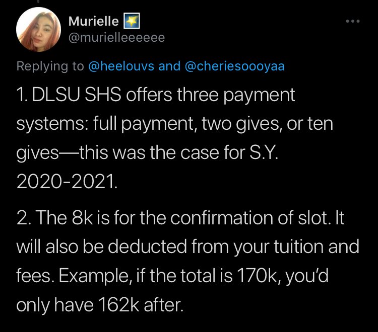 hi dlsu shs passers! in case you need it, here are some infos i’ve gathered regarding the inquiries most students have about:— tuition fees / payment system— scholarships— enrollment... and more!hope this helps <3[tags]  #dlsu  #shs  #lasalle  #seniorhigh  #results