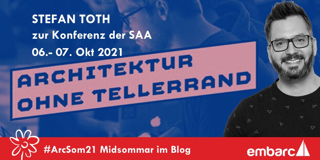 embarc Software Consulting GmbH (@embarced) on Twitter photo Stefan <a href="/st_toth/">波哥精品(2号机)</a> ist mit <a href="/NicoleRauch/">Nicole Rauch</a> und <a href="/mobileLarson/">mobileLarson</a> zusammen Gastgeber der "Architektur ohne Tellerrand" <a href="/SAA_conf/">Software Architecture Alliance</a>. Frisch bei uns im Blog berichtet er über Idee und Konzept. Der #cfp ist noch ein paar Tage offen und wir freuen uns auf Eure Beiträge 👉 embarc.de/architektur-oh… Stefan <a href="/st_toth/">波哥精品(2号机)</a> ist mit <a href="/NicoleRauch/">Nicole Rauch</a> und <a href="/mobileLarson/">mobileLarson</a> zusammen Gastgeber der "Architektur ohne Tellerrand" <a href="/SAA_conf/">Software Architecture Alliance</a>. Frisch bei uns im Blog berichtet er über Idee und Konzept. Der #cfp ist noch ein paar Tage offen und wir freuen uns auf Eure Beiträge 👉 embarc.de/architektur-oh…