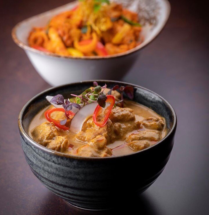 The famous - KODI CURRY! 🔥 
 
It's been one of your favourites for so long and we can see why! 
 
Hyderabadi chicken curry made with yoghurt and coconut milk...it's a must try if you haven't tried this signature curry before. Perfect for dipping your favourite naan into 😍