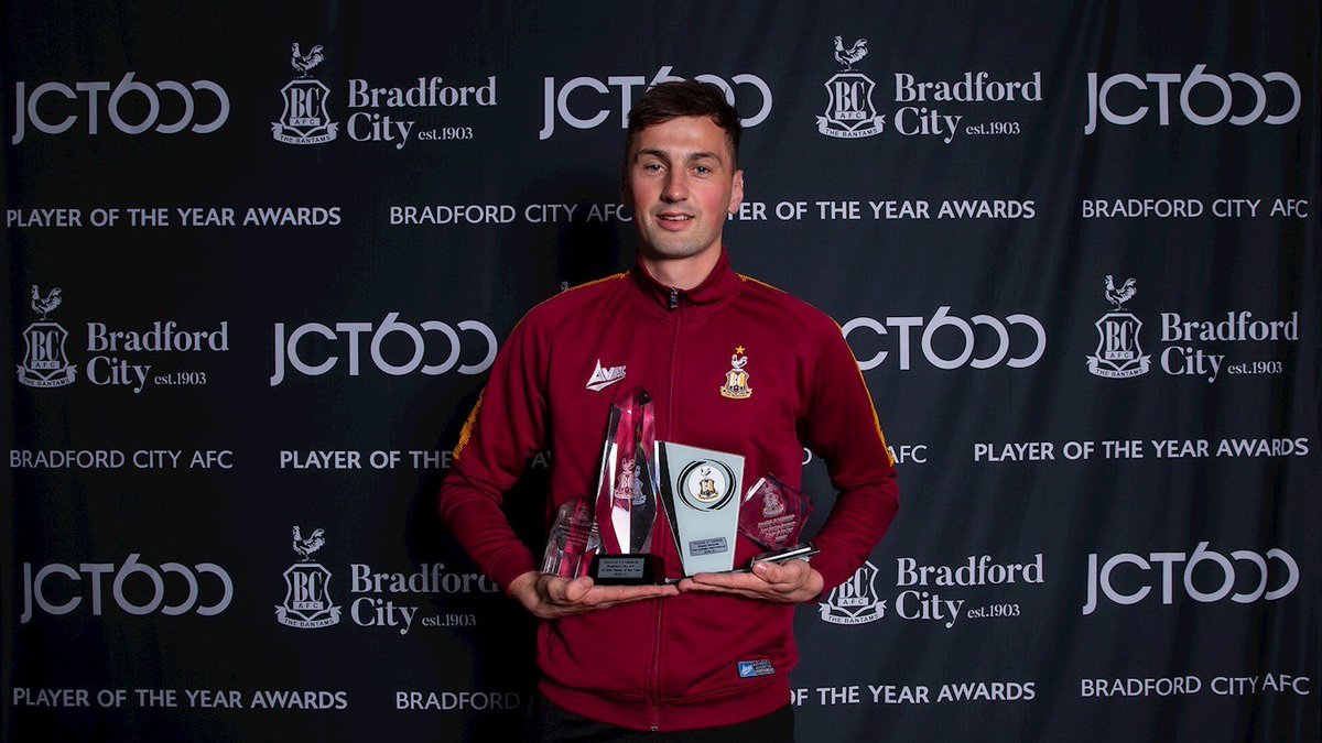 Limerick’s Paudie O’Connor named Bradford City Player of the Season