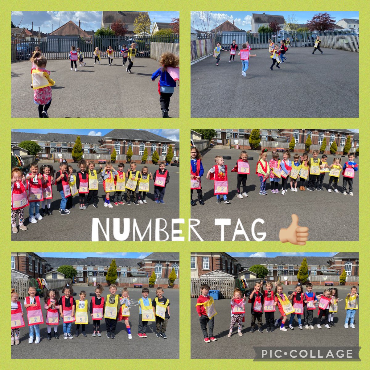 🌟🟢FP1🟢🌟 We have been enjoying #numberday2021 @NSPCC_Cymru  We have played Musical Numbers 💃🏻🕺🏼, have been on a number hunt 🧐🔢 and we have had lots of fun sequencing numbers to 20 with our number bibs 👍🏼@_OLW_ @StuartRRSA  #Article19 #Article20