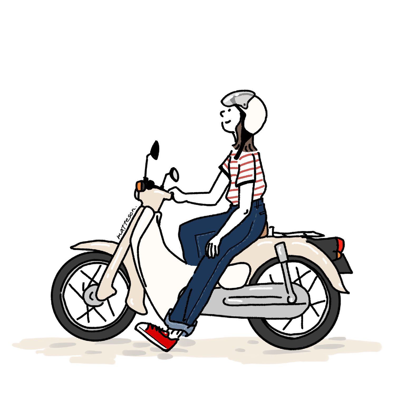 Matteson Illustrator カブのイラスト イラスト イラストレーター バイク女子 スーパーカブ スーパーカブ50 ファッション 女の子イラスト T Co Jzvulv9jai Twitter Matteson Illustrator カブのイラスト イラスト イラストレーター バイク女子 スーパーカブ スーパーカブ50 ファッション 女の子イラスト T Co Jzvulv9jai Twitter