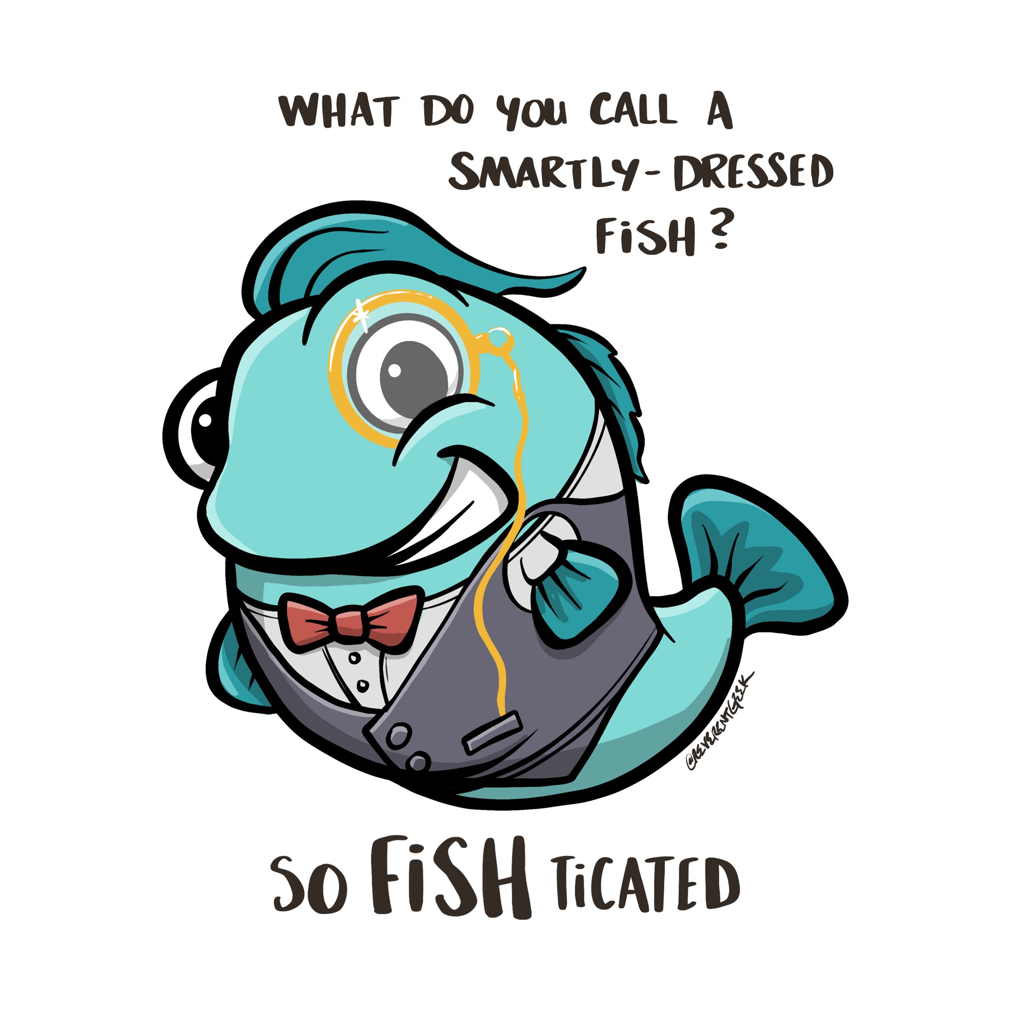 David Neal 🥓🥑 on X: &ldquo;What do you call a smartly-dressed fish 