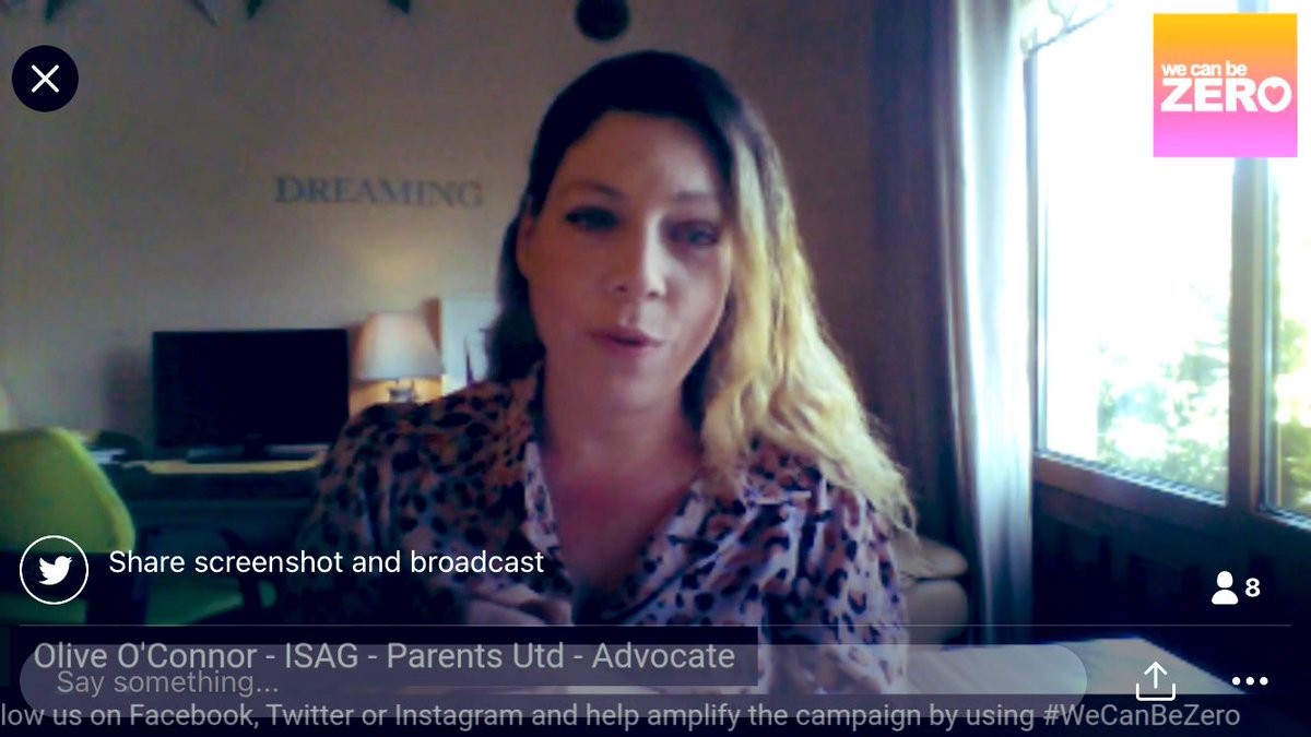The incredible patient advocate <a href="/oliveblogs/">Olive O'Connor</a> live now here 👇🏽 talking about the risks of #LongCovid in young people and children and why we need to do more to build our primary care and to make schools safe. Live link below 👇🏽