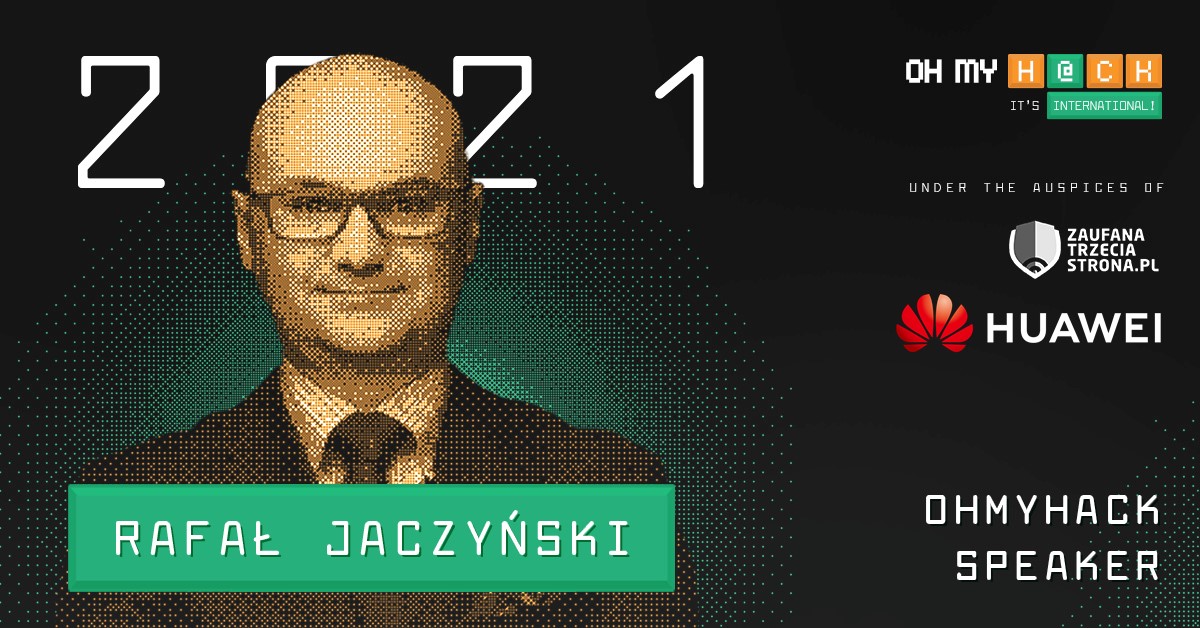 OMHconf's tweet image. Thanks to our Strategic Partner @PolskaHuawei , we can introduce to you our next speaker! 👏Please welcome Rafał Jaczyński, who will present:

🤖#V2X. V2H? H2V? WTF?🤖

Is communication between the vehicle and the environment an example of #security_by_design? Let’s find out!🤩
