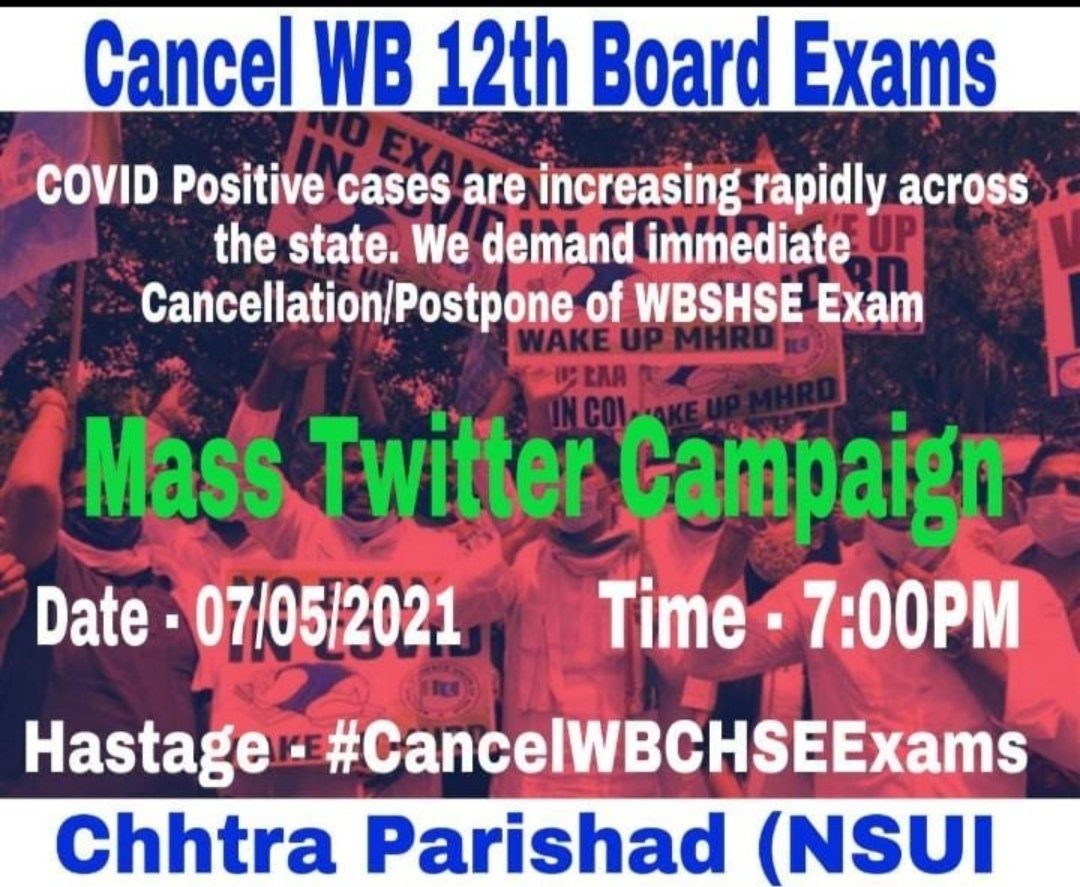 nur_khanna's tweet photo. #CancelExamsSaveStudents 
#cancelboardexams2021 
#parthachatterjee 
#CmWB
#MamataBanarjee 
#MamataBanerjee 
Cancel exam &amp; save student life sir pls https://t.co/490YBP21Am