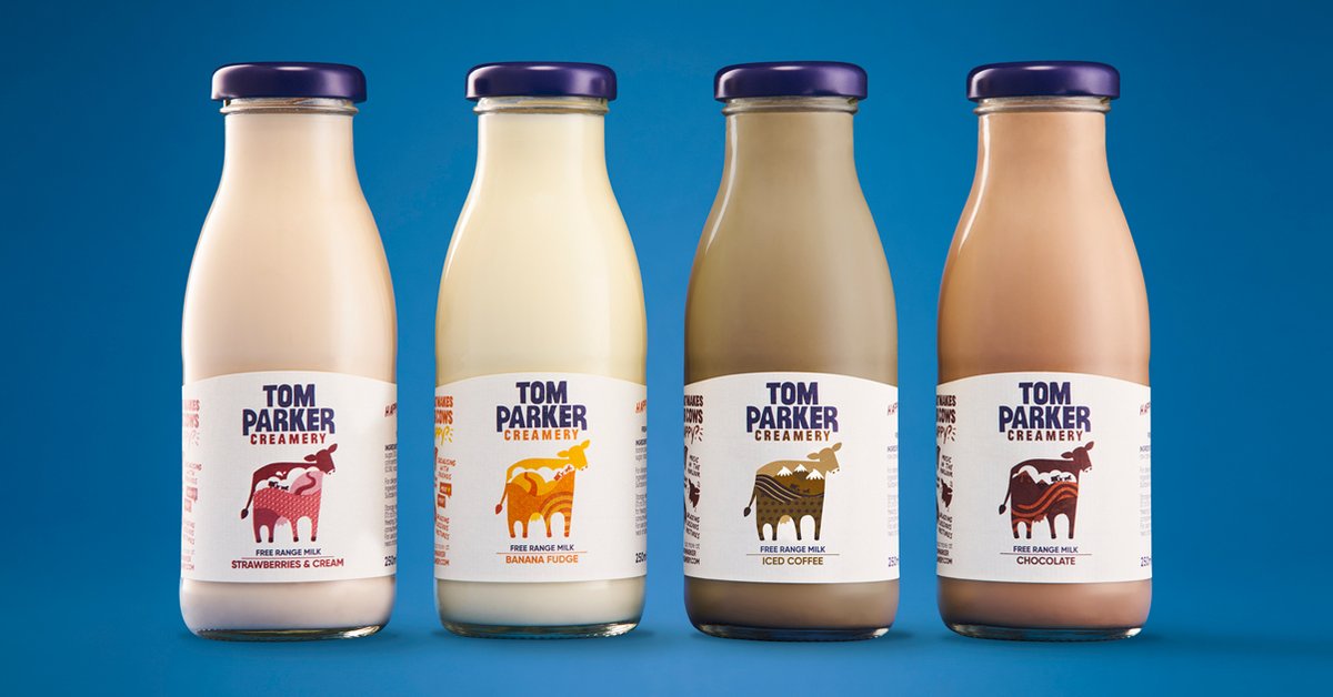 White Bear creates new #brandidentity for Tom Parker Creamery fabnews.live/white-bear-cre… <a href="/WhiteBearRoarrr/">White Bear Studio</a> <a href="/TomParkerCream/">TomParkerCreamery</a> #Branding #BrandRedesign #PackagingDesign #Dairy #Milk #FABNews