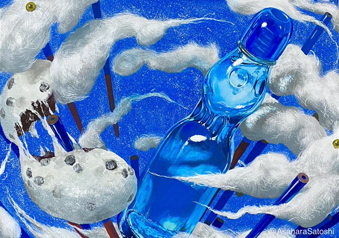 「acrylic paint (medium) water」 illustration images(Latest)