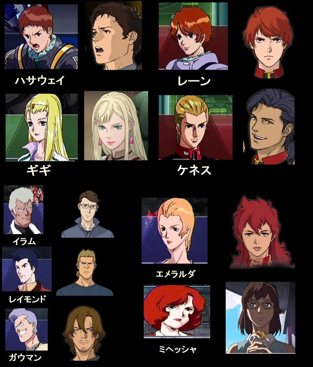 映画 機動戦士ガンダム 閃光のハサウェイ キャラの顔が皆変わりすぎｗｗｗｗｗｗｗ おしキャラっ 今流行りのアニメやゲームのキャラクター のオモシロ情報をまとめるサイトです