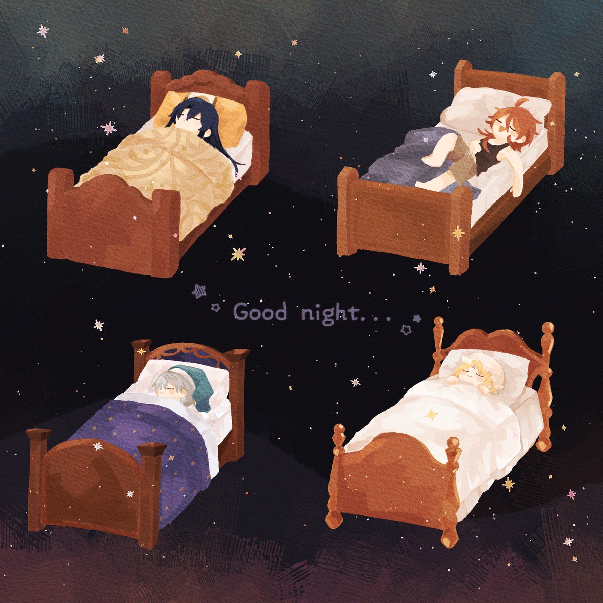 まほやく「#まほやく_FA 
おやすみ 」|鴻うたのイラスト