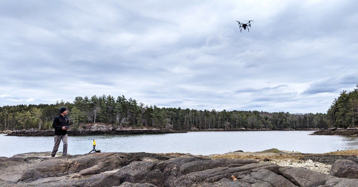 BigelowLab's tweet image. Finding out how much rockweed is on Maine's coast is essential for understanding nearshore food webs. @cathmmit recently began fieldwork with collaborators to develop methods that can estimate the amount of rockweed using data from drones!

📷 Catherine Mitchell