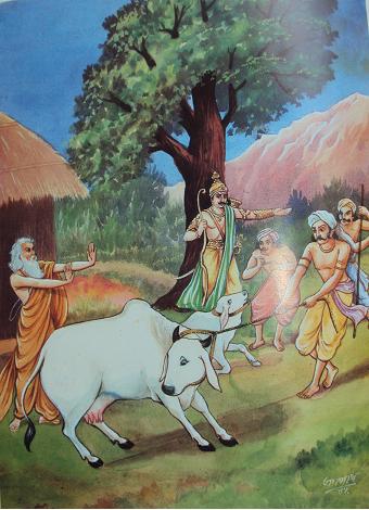 भगवान परशुराम द्वारा 21बार पृथ्वी को क्षत्रिय विहीन किया जानाउसकाल में हैह्यवंशी राजाओं का अत्याचार बहुत ज्यादा बढ़ गया था।भार्गव और हैह्यवंशियों की पुरानी दुश्मनी चली आ रही थी।एकबार हैह्यवंशी राजा सहस्रबाहु के पुत्र जबरदस्ती जम्दाग्नि ऋषि के आश्रम की कामधेनु गाय को ले गए।