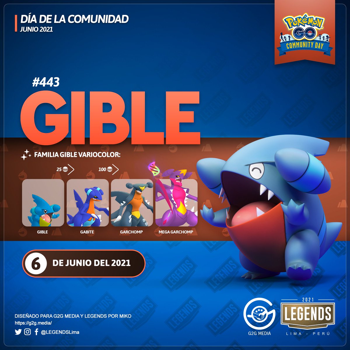 Legends Sorpresa Anota La Fecha Del Proximo Pokemongocommunityday De Junio Gible Pokemongo Pokemongoapp G2g Legends Sorpresa Anota La Fecha Del Proximo Pokemongocommunityday De Junio Gible Pokemongo Pokemongoapp G2g