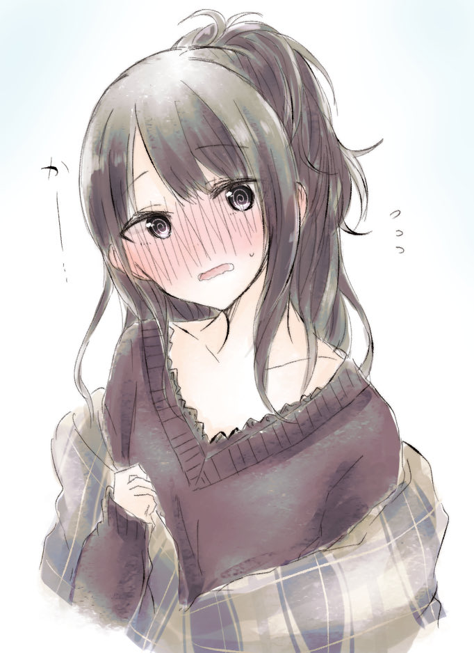 灯織は照れても可愛いなぁ ばらん のイラスト 灯織は照れても可愛いなぁ ばらん のイラスト