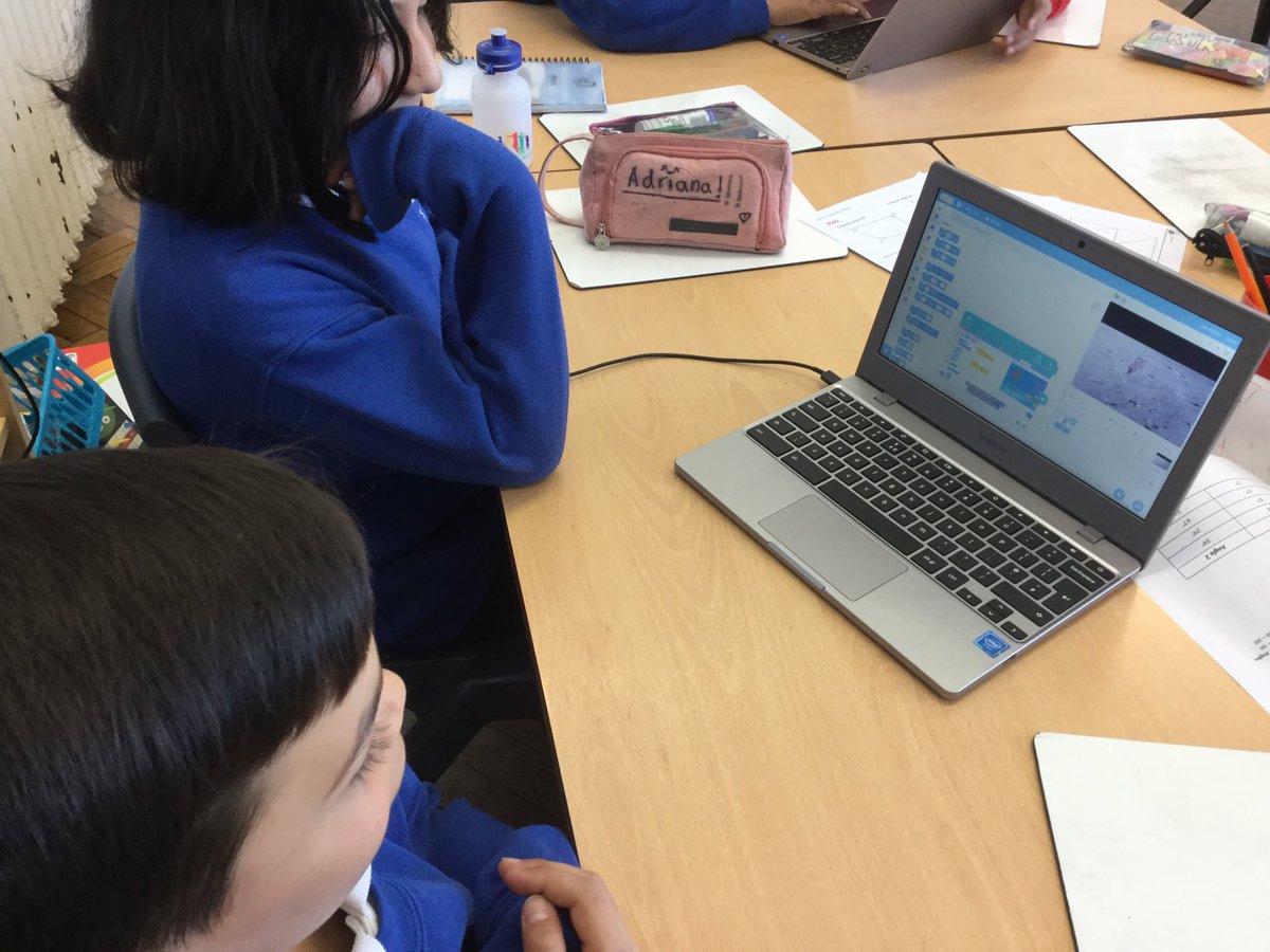 LarkHallPrimary's tweet photo. #lhlondon #lhlondon #lhcomputing #lhstu creating games on Scratch. https://t.co/oOn6Tx9hVH
