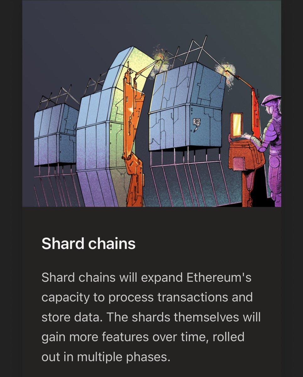 11. ETH 2.0 $ETH 2.0 refers to a major protocol upgrade which may just help to scale it to institutional levelsThe upgrade introduces sharding, proof of stake, & other enhancements to the security of the networkWith it,  $ETH will become infinitely more scalable.