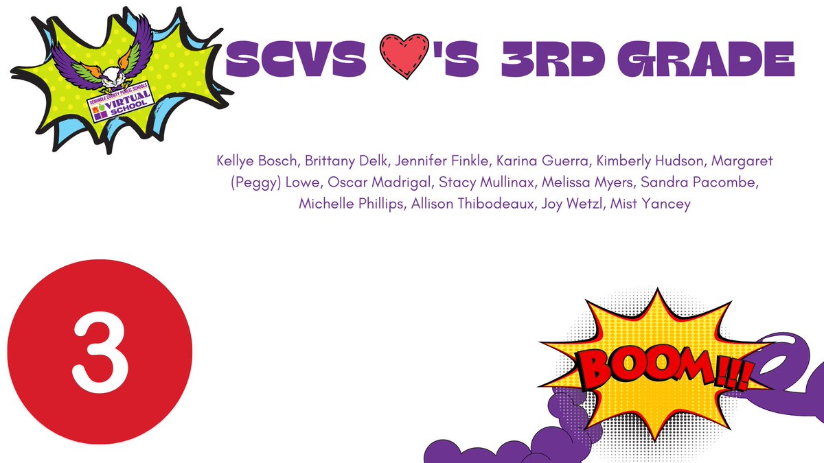 SCVS LOVES our Second and Third Grade Teachers! Thank you for all you do! You are the real superheroes.