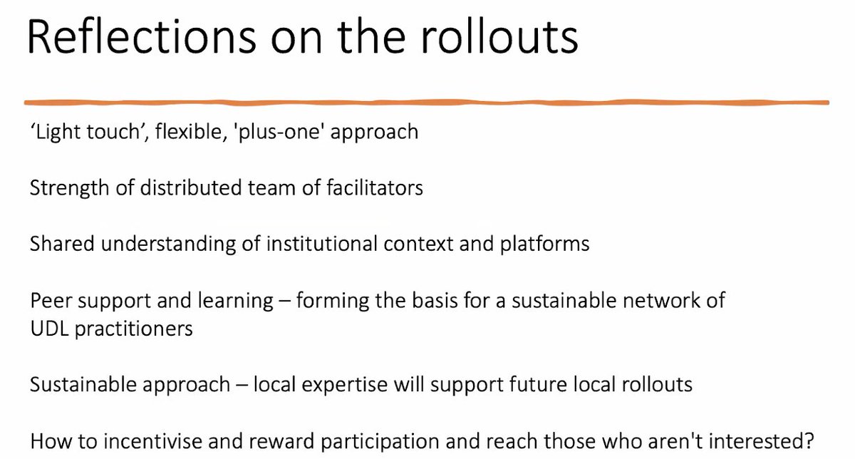 aheadireland's tweet image. Key learnings from the rollout of &apos;Lunchtime Learning and Building an Online UDL Community&apos; at @nuigalway #VirtualNetworks #UDL #AHEAD2021