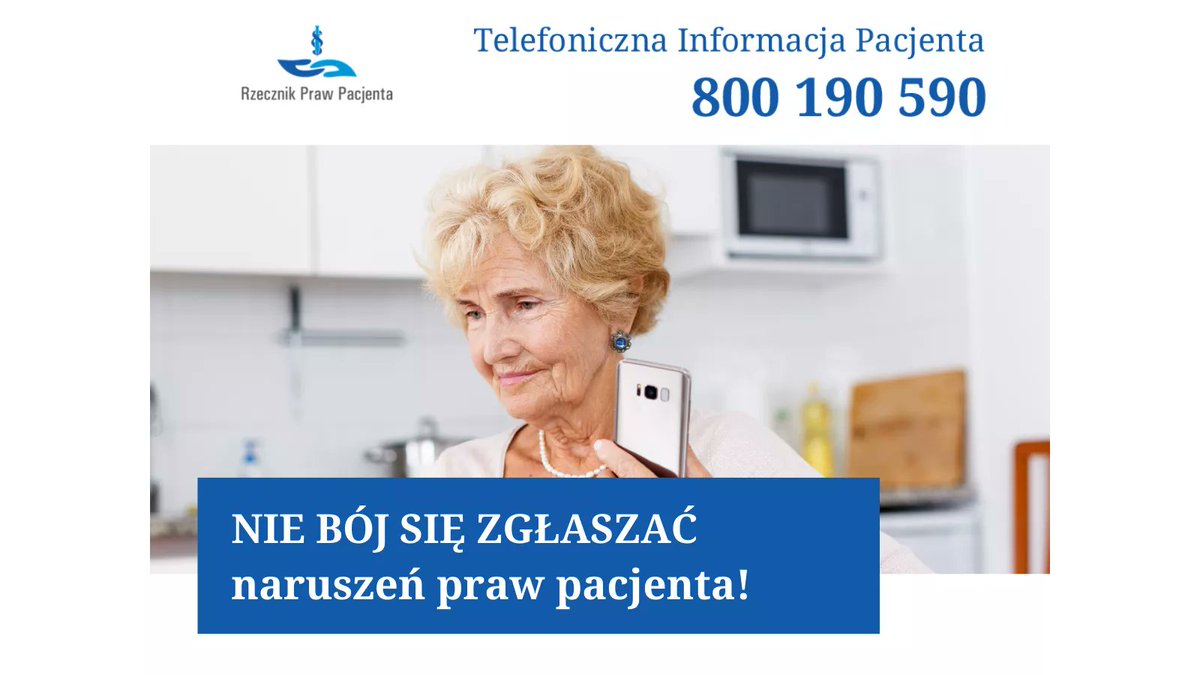 RzeczPacjenta's tweet photo. ❗Nie obawiaj się restrykcji z powodu informowania o naruszeniu prawa pacjenta. Placówka medyczna nie ma prawa piętnować tych, którzy poprosili o pomoc Rzecznika Praw Pacjenta! 

Pamiętaj: reagując, pomagasz sobie i innym! https://t.co/pxOBpYXXix