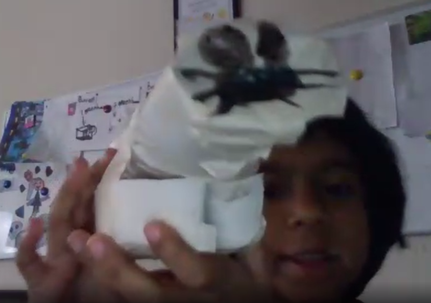 BrentwoodSTEM's tweet photo. While learning about Earth Day and recycling, 1st graders designed a creature they could build with recyclables. They planned and collected the recycled items they needed and created some amazing recycled creatures! #earthdaystem @BrentwoodMESE https://t.co/M3Lgvf5g41