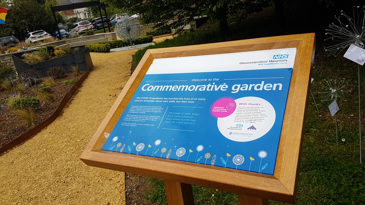 Proud to be in the book.I placed it in the Commemorative garden of Gloucester Royal Hospital which commemorates the lives lost to the pandemic & celebrates the NHS, carers & key workers. Thank you so much!
#HSBookFairies #HoldStill2020 @KensingtonRoyal 
#ibelieveinbookfairies