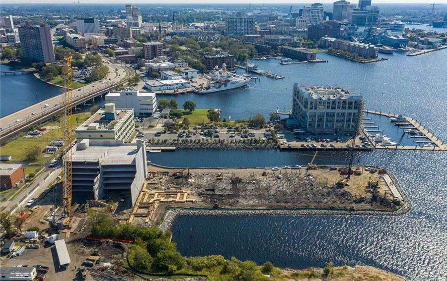 timmonsgroup's tweet photo. #TimmonsGroup is proud to help deliver this important project for the future of #FortNorfolk. Our #LandscapeArchitecture, #CivilEngineering, & #Survey teams worked to provide a variety of services for the new Lofts at Front Street in Norfolk @NorfolkVA @TheBreedenCo @CoxKliewer https://t.co/kk0OJMt8YA