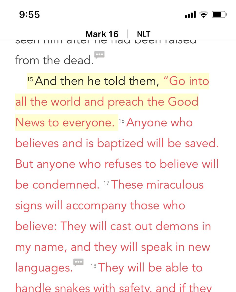 You see every child of God has been given the great commission. It’s not Philippians 4:8, I’m talking about Matt 28:16 and Mark 16:15. The task to preach to as many people as we can, to spread the name of Jesus across the world, to disciple, to teach His word.