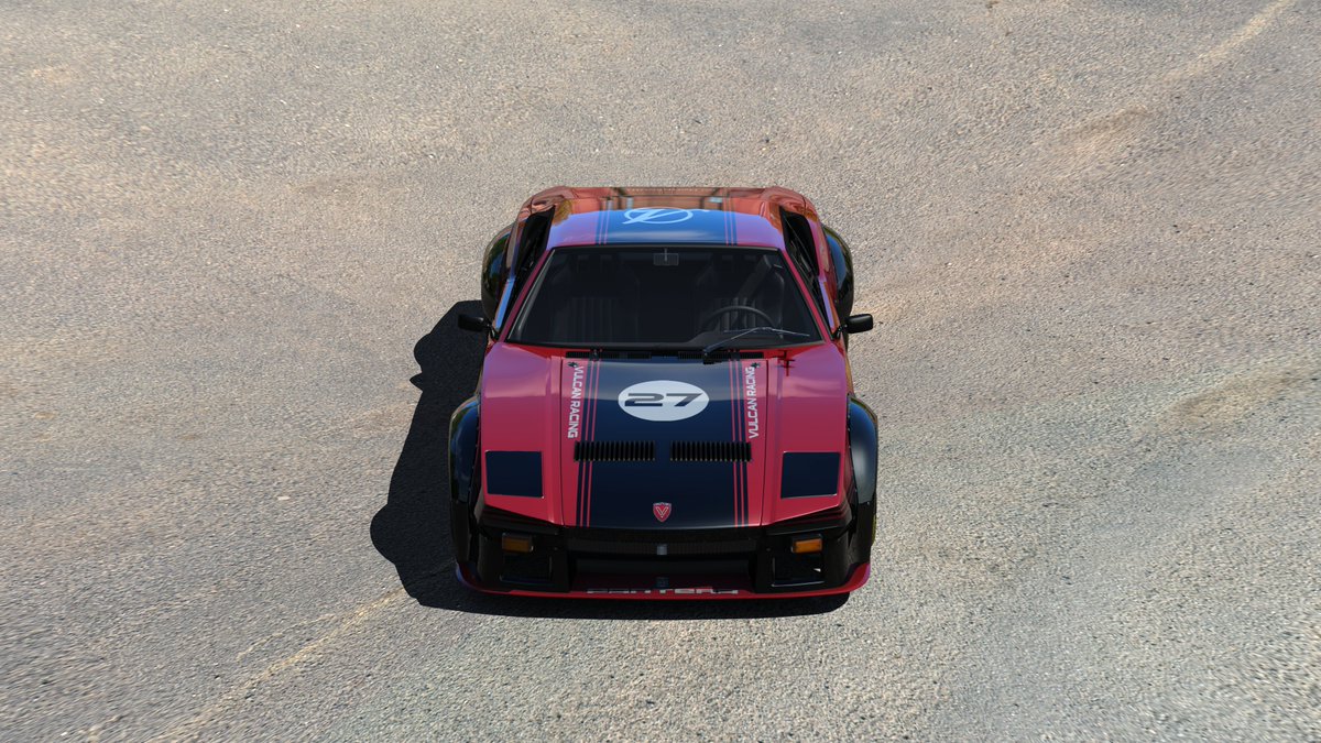 VulcanRacing's tweet photo. Our new livery for the THR GT Legends Championship!

Thanks to @hcafcLiam for making it. https://t.co/qWtzf7vuT9