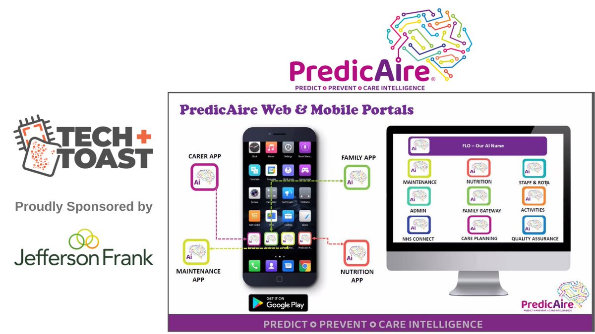 TechEastUK's tweet photo. Thanks to our speakers from @PredicAire at #TechandToast today - what a great personal #startup story, of the two founders,  identifying the need for faster, more efficient solutions in the #careindustry  -  https://t.co/wKyx2ZOv1B https://t.co/FAvoWFvAav