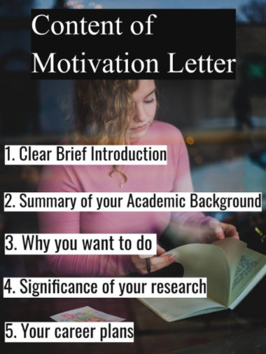 motivation letter for research scholarship