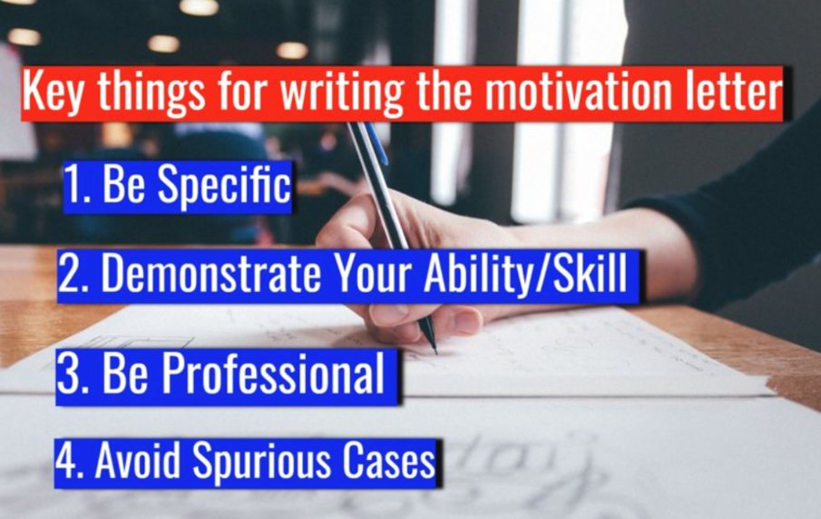 writing a motivation letter for phd