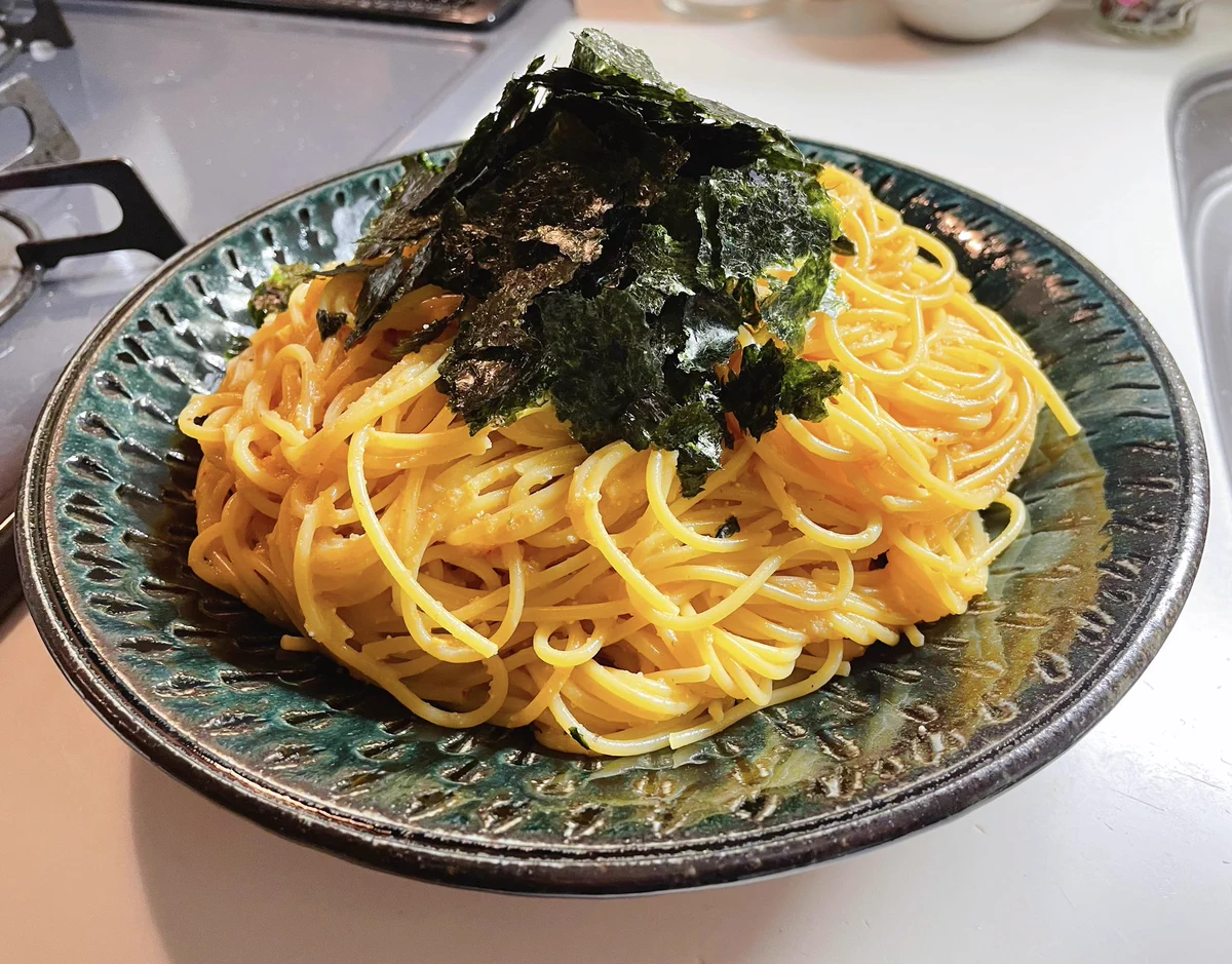 自分へのご褒美としても良さそう！ウニとタラコのパスタの作り方！