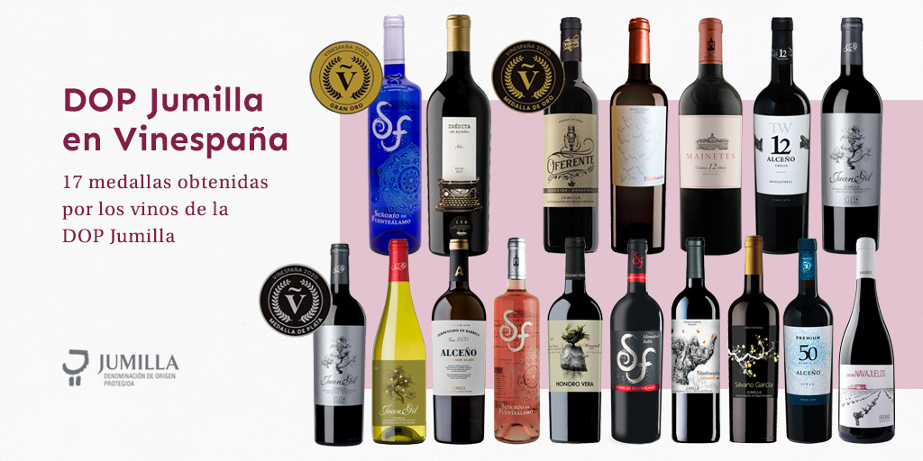 Los vinos de la DOP Jumilla han destacado en los premios Vinespaña. Han sido en total 17 las medallas obtenidas en esta edición ¡enhorabuena a nuestras bodegas!👏
#PremiosVinespaña #DOPJumilla #EquilibrioPerfecto