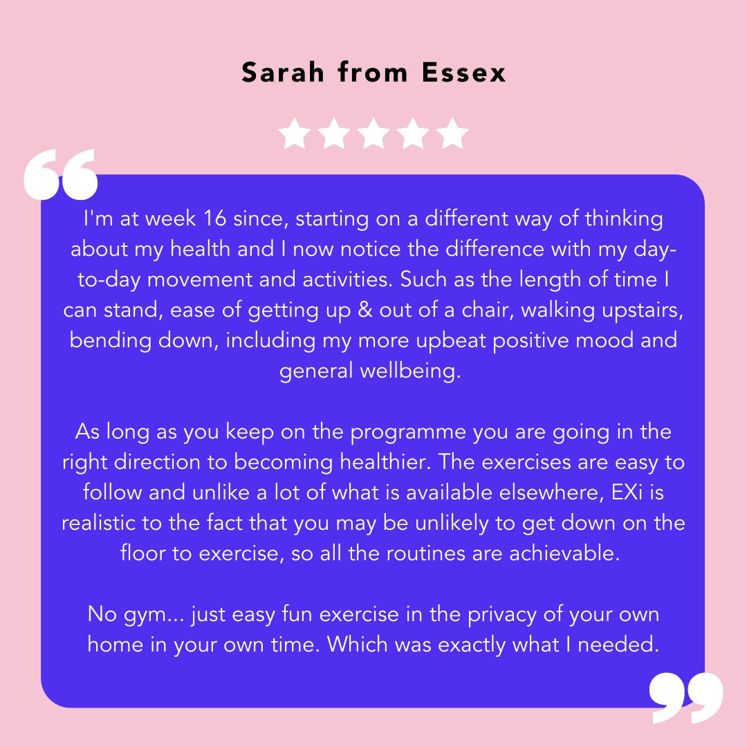 Lewis Manning (@manning_lewis) on Twitter photo EXi received some really nice feedback today and I wanted to share it with the hope that it could inspire other people on their health journey.
exi.life/blog
#Healthcare #ExerciseIsMedicine #YourStory
<a href="/EXiTherapeutics/">EXI</a> <a href="/NHSBartsHealth/">Barts Health</a> <a href="/Carron_manning/">Carron Manning</a> <a href="/hssood/">Dr Harpreet Sood</a> <a href="/muirgray/">Muir Gray</a> EXi received some really nice feedback today and I wanted to share it with the hope that it could inspire other people on their health journey.
exi.life/blog
#Healthcare #ExerciseIsMedicine #YourStory
<a href="/EXiTherapeutics/">EXI</a> <a href="/NHSBartsHealth/">Barts Health</a> <a href="/Carron_manning/">Carron Manning</a> <a href="/hssood/">Dr Harpreet Sood</a> <a href="/muirgray/">Muir Gray</a>