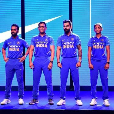 23) In 2019India’s latest kit was launched ahead of the 2019 World Cup. A simple, no-frills design. An away jersey was also introduced in the WC.