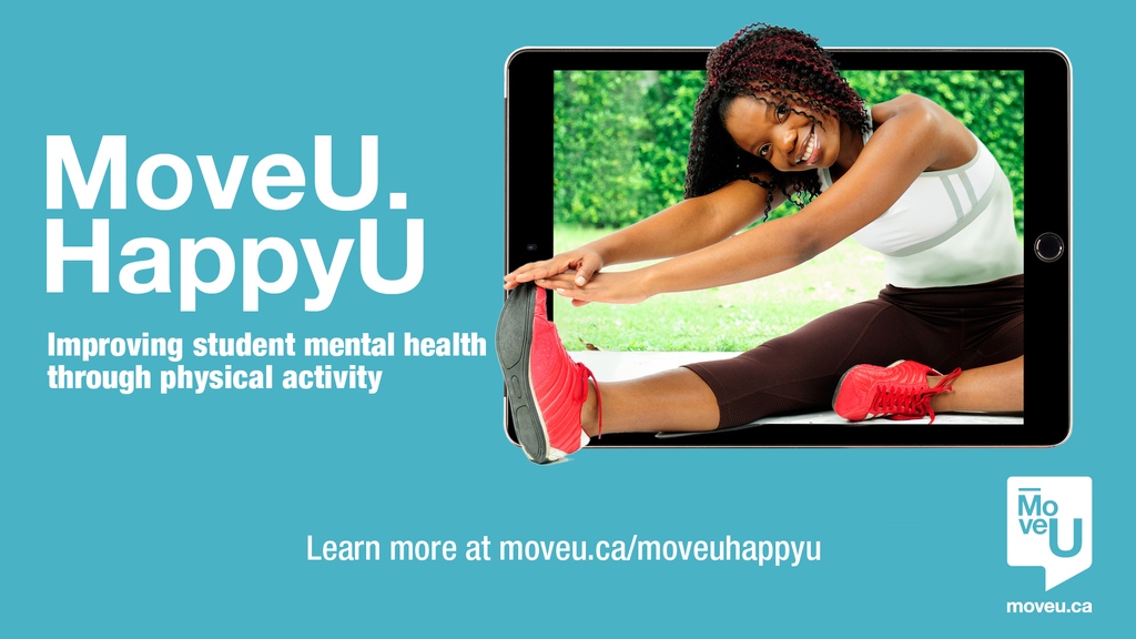 MoveU.HappyU is a free, unique 6-week program that offers behaviour change coaching and exercise training for mental health support. Applications are open to ALL UOFT STUDENTS!  Deadline to apply is May 25th. Get more information and submit your app here: moveu.ca/moveuhappyu