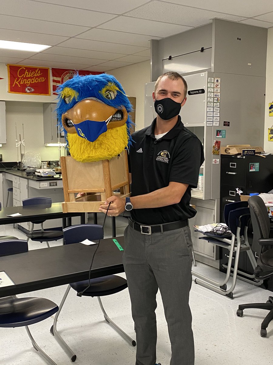 This week’s Head Falcon is Mr. Davids. He’s teacher and coach who always seems to be up for the challenge. Hearing how well he prepares students for upper-level bioengineering courses &amp; prepares the tennis team for matches and meets, is inspiring. The guy is an absolute Rockstar!