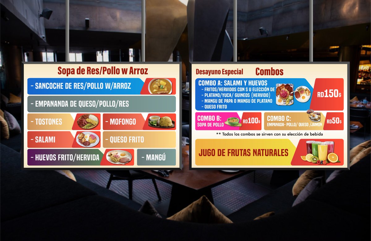 ShuvaMallickPro's tweet photo. 📌📍Modern Restaurant Menu Design Service:

📌 Have a look: https://t.co/FaMNlyov6W   📌Email: shuvomallick23@gmail.com 
📌 Portfolio: https://t.co/0mX7hrVUdQ 

#MenuTemplate #restaurantMenuDesign #restaurantMenu #restaurantMenuBoard #BarMenuDesign https://t.co/S3fU2NLVQp
