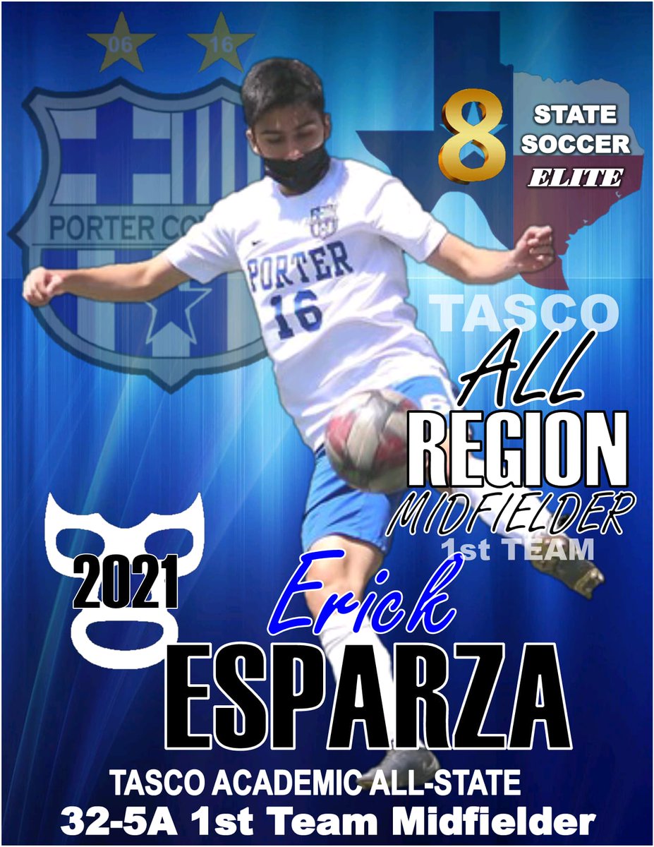 PCMS_Official's tweet photo. 💙🙏💪
Congratulations Erick Esparza!!! TASCO Academic All State, TASCO 1st Team All-Region Midfielder, 32-5A 1st Team Midfielder, and soon to become a TAMIU DustDevil!! 

#POWEREDBYFAITH
#YEAROFTHEMASK
#DUSTDEVIL
#ELITE8 https://t.co/nkpIdJN5tb