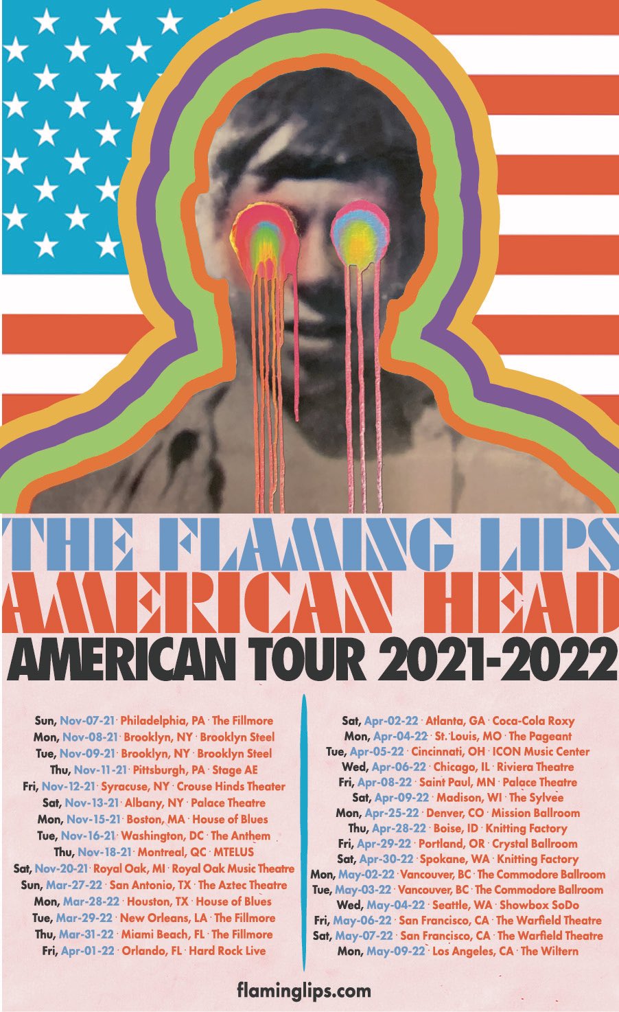 The Flaming Lips on Twitter "Tickets for the 'American Head American