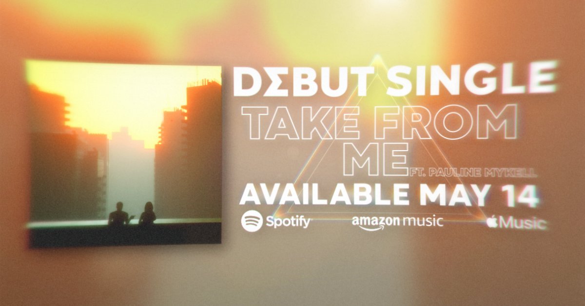 PRISME_MUSIC's tweet photo. DEBUT SINGLE ANNOUNCEMENT
I can finally say it. Next friday shall be the date of my first release as   PRISMΣ !
Take From Me (ft. pauline mykell) will release on MAY 14 !
You can already pre-save the song HERE :
https://t.co/JYIk1DDyQ6 https://t.co/ge7OTu7CEl